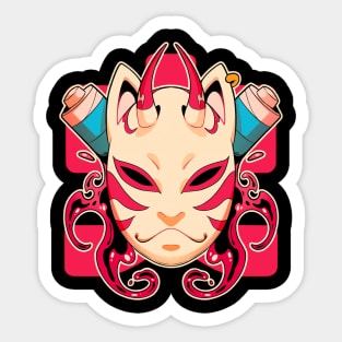 japanese mask Sticker